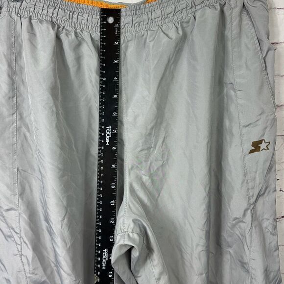 Starter Pants Mens Large 36-38 L Windbreaker Track Vintage Active Zip He… - Picture 7 of 13